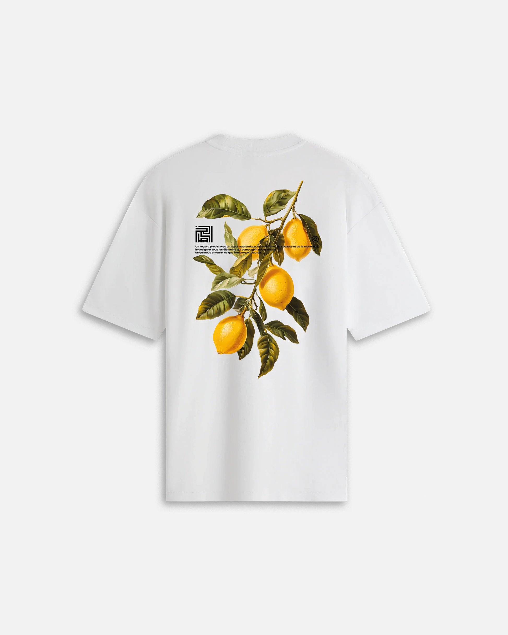 T-Shirt Lemon Blanc