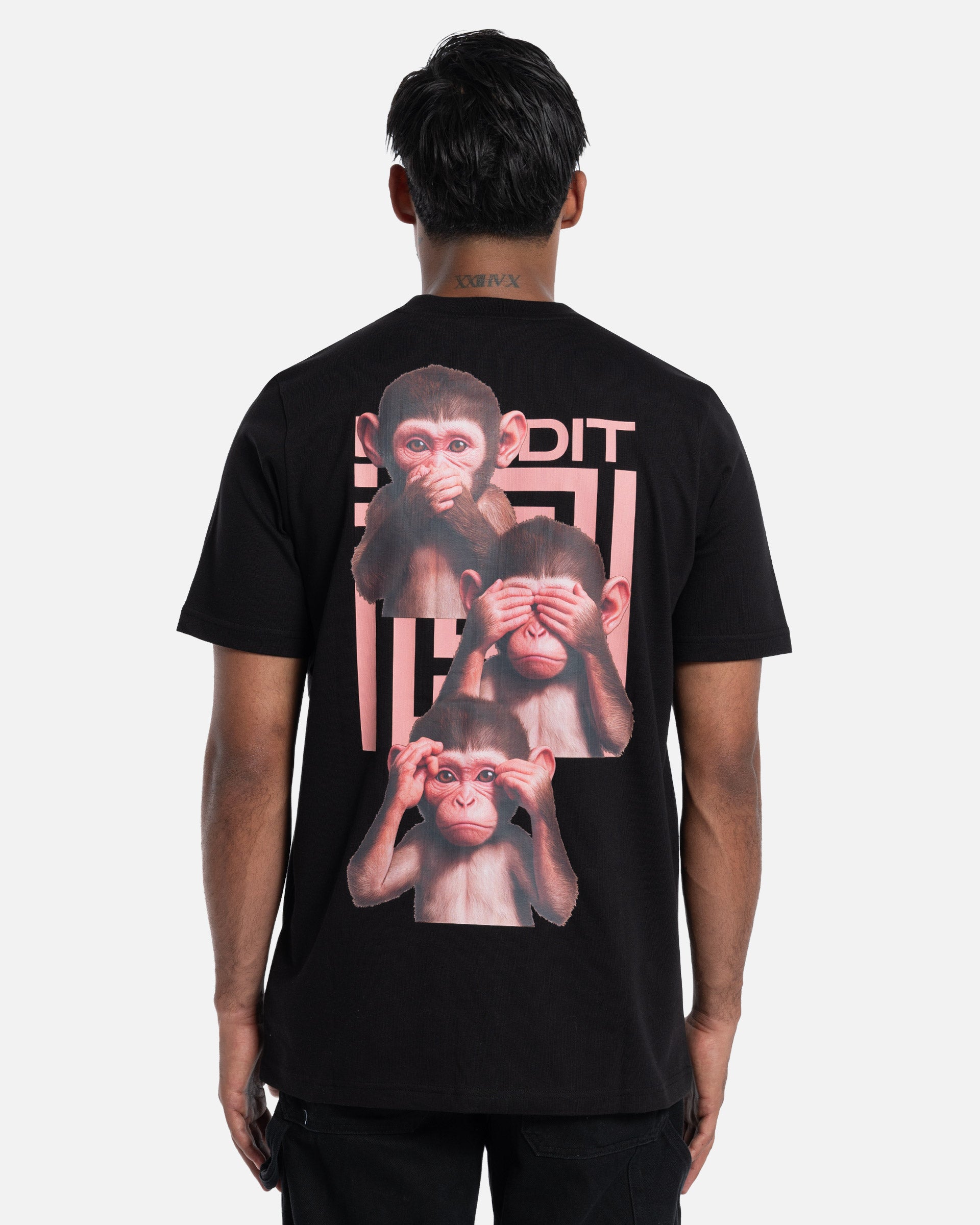T-shirt Trois Singe Black