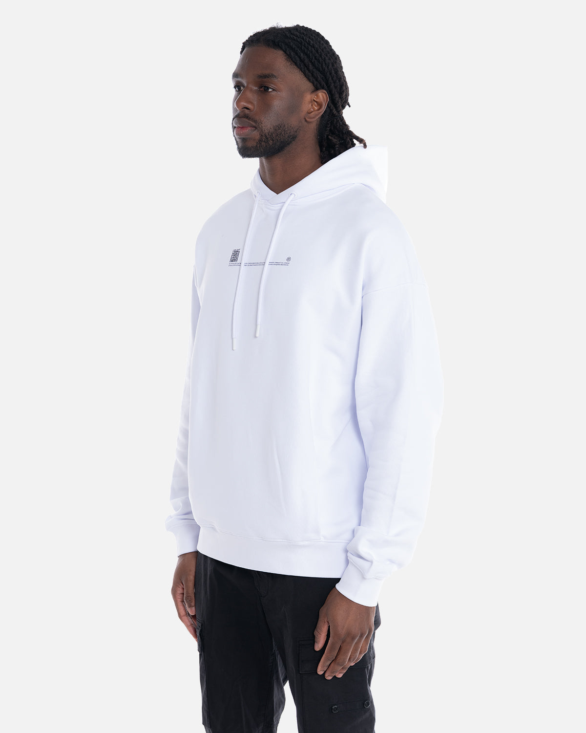 Hoodie Kilim White