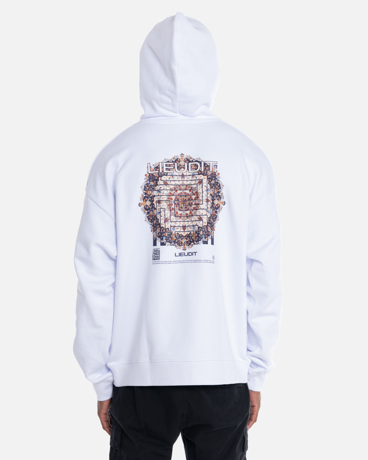Hoodie Kilim White