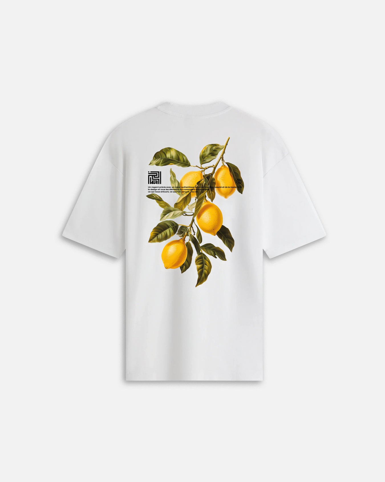 T-Shirt Lemon Blanc