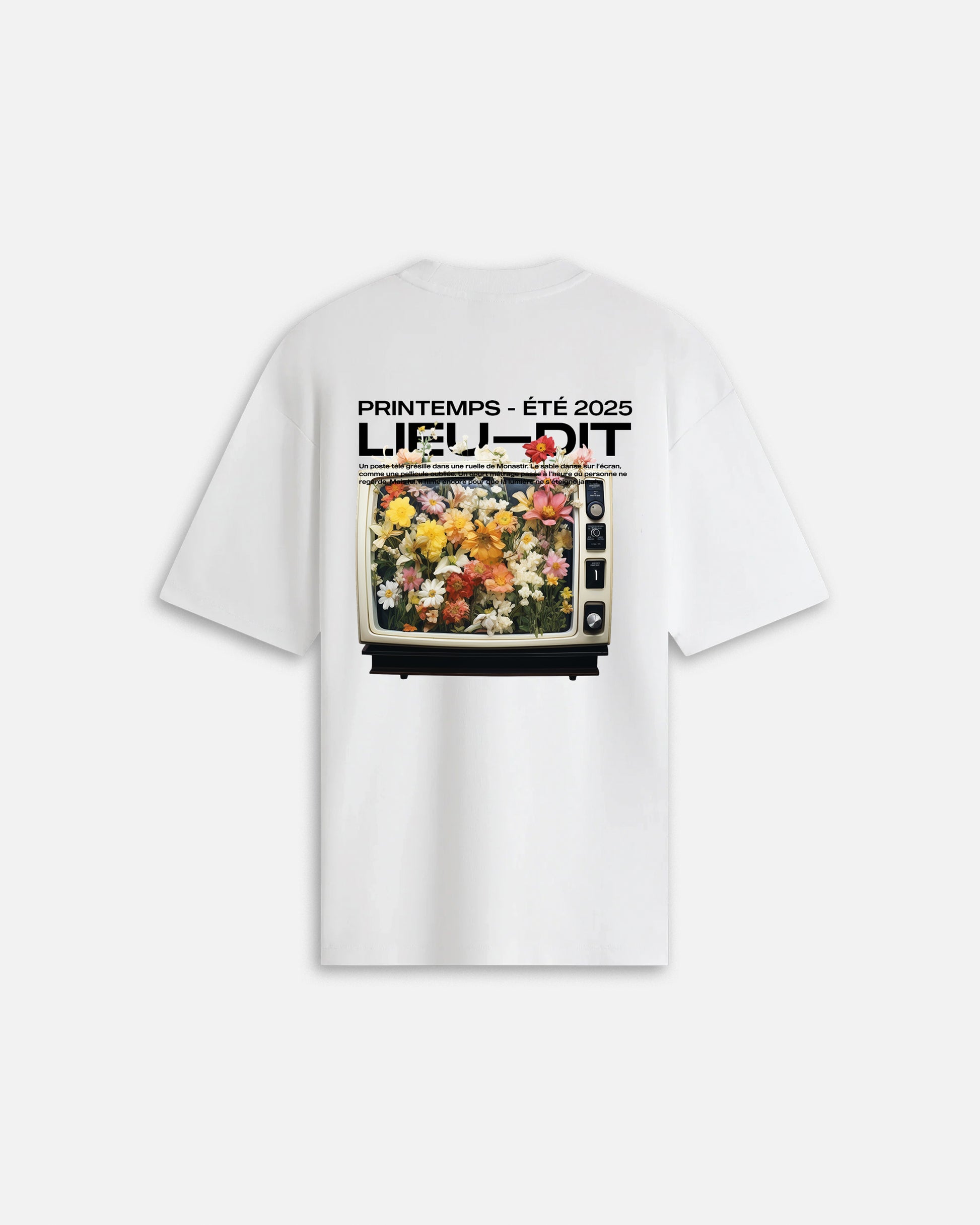 T-shirt TV Blanc