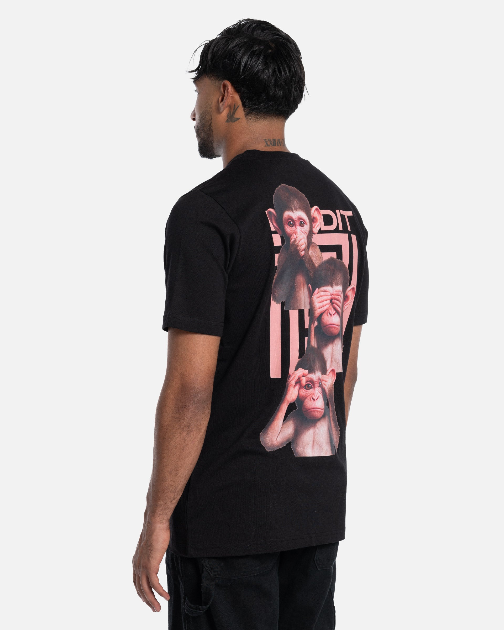 T-shirt Trois Singe Black