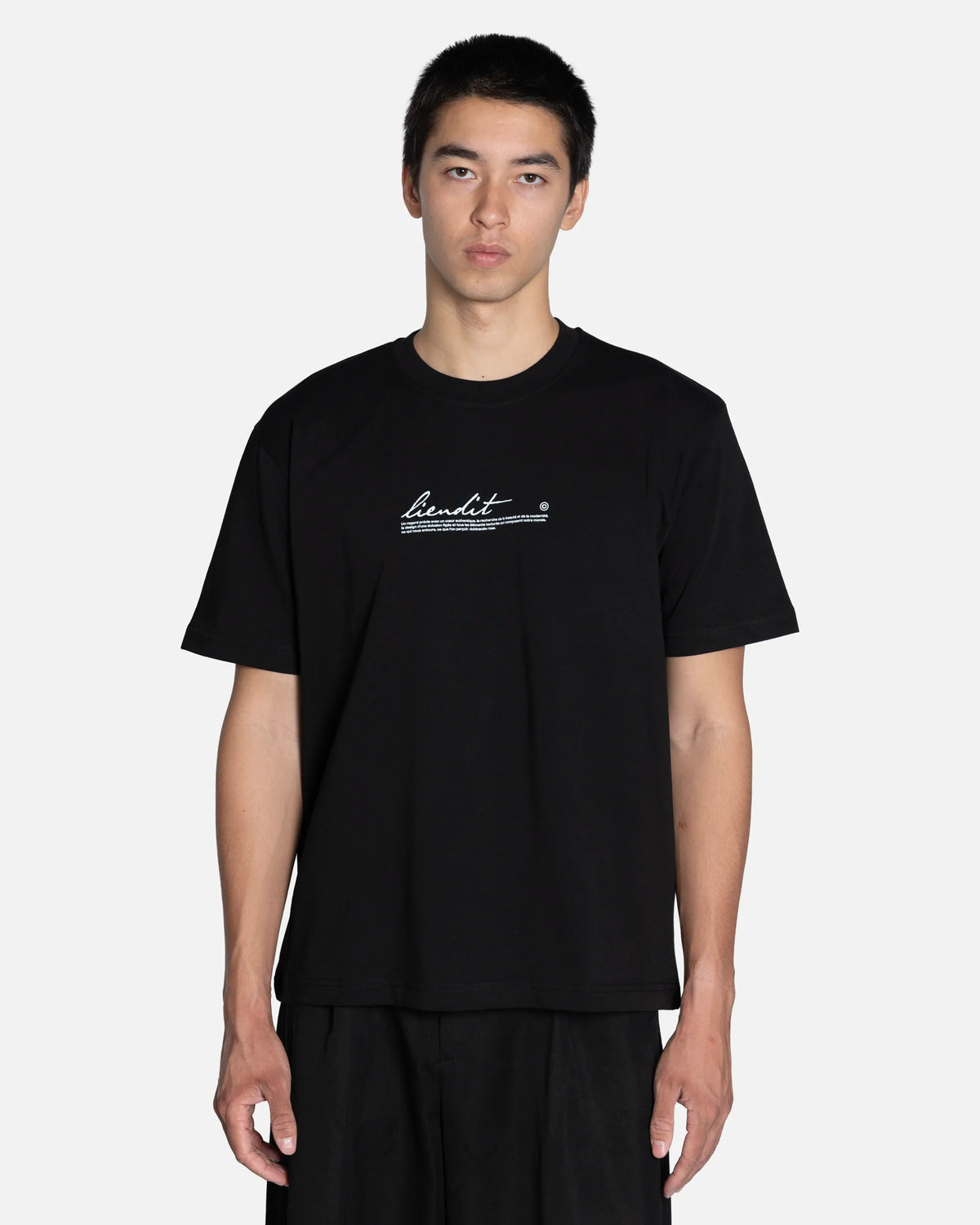 T-Shirt Fleur Rose Black