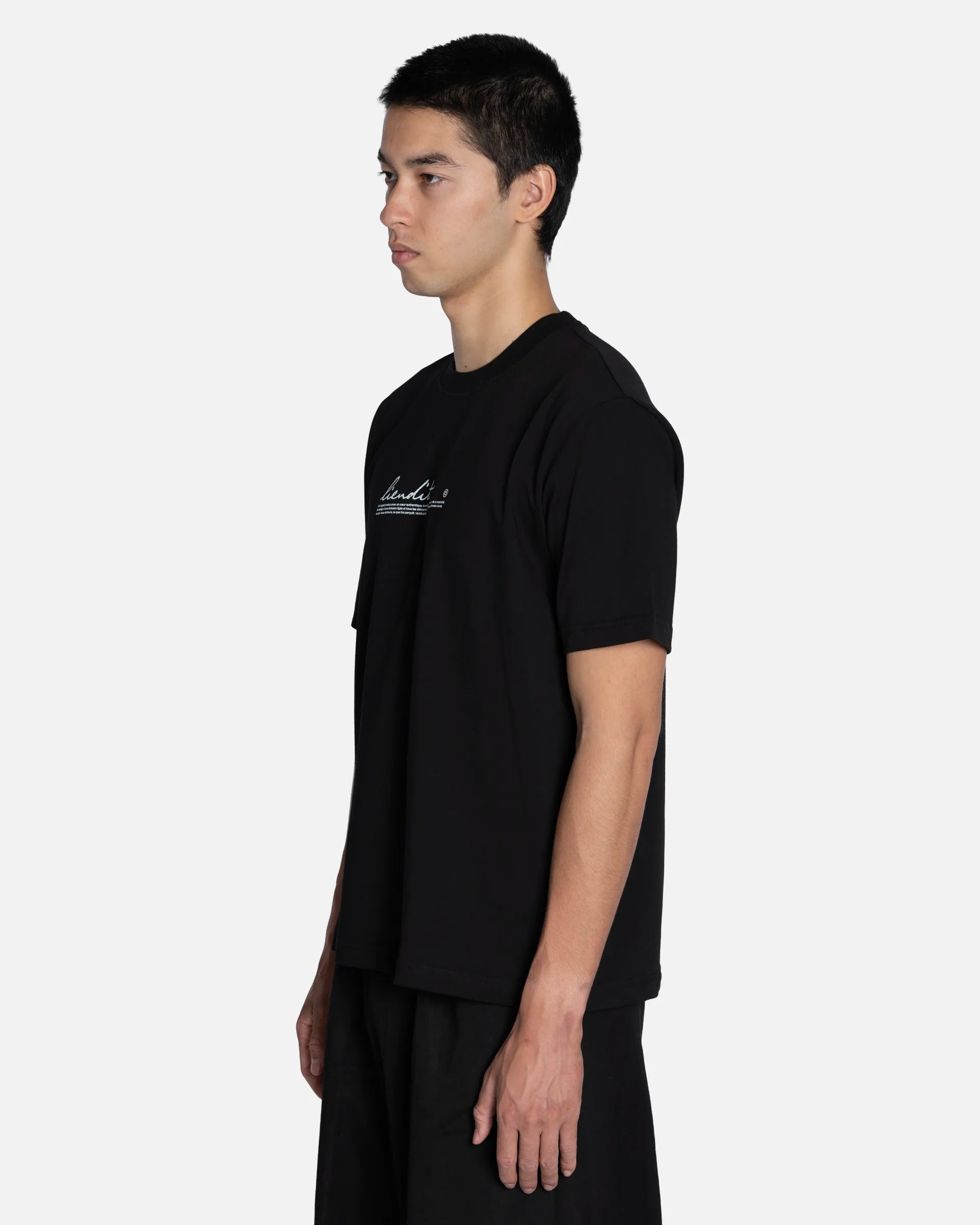 T-Shirt Fleur Rose Black