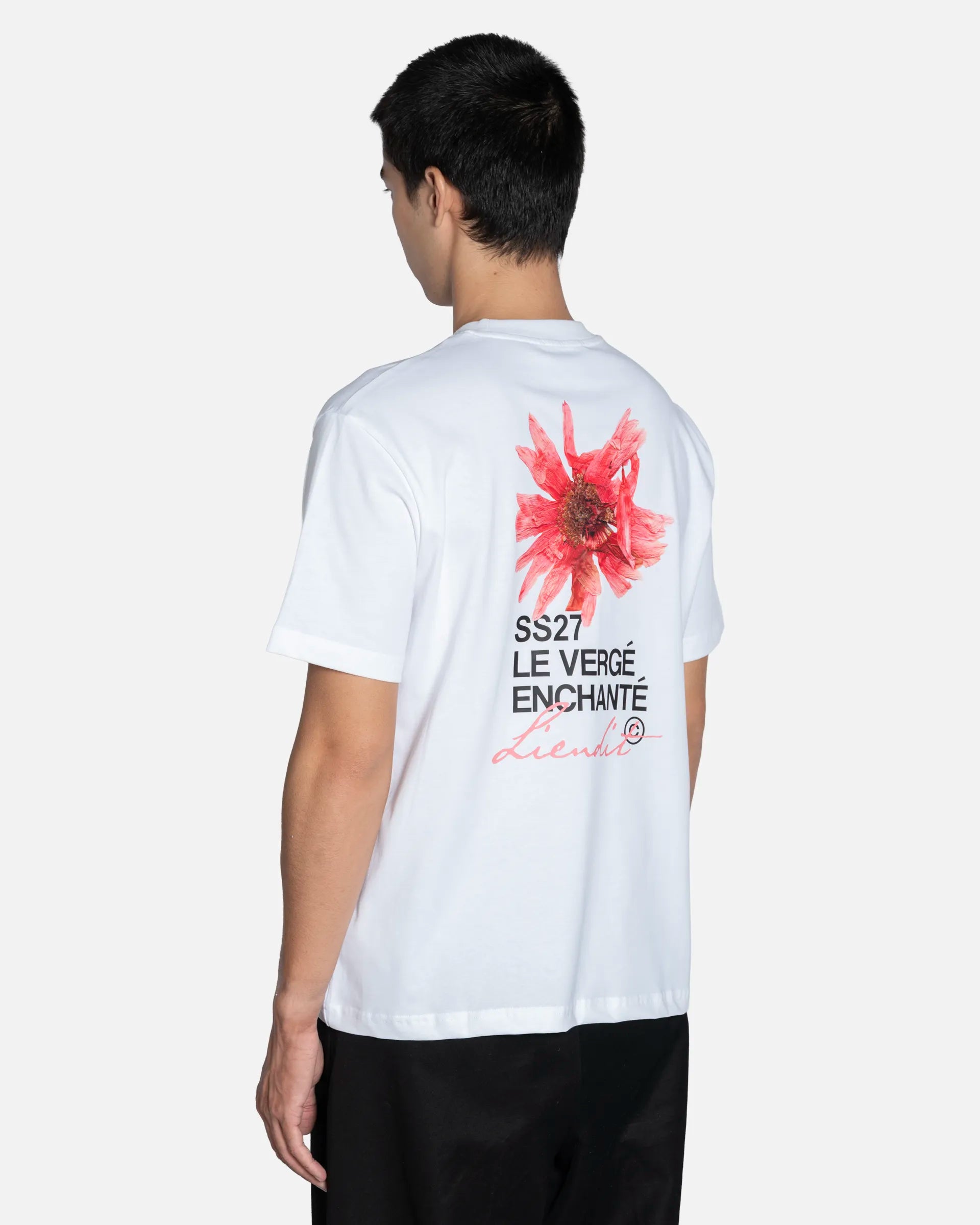 T-Shirt Fleur Rose White