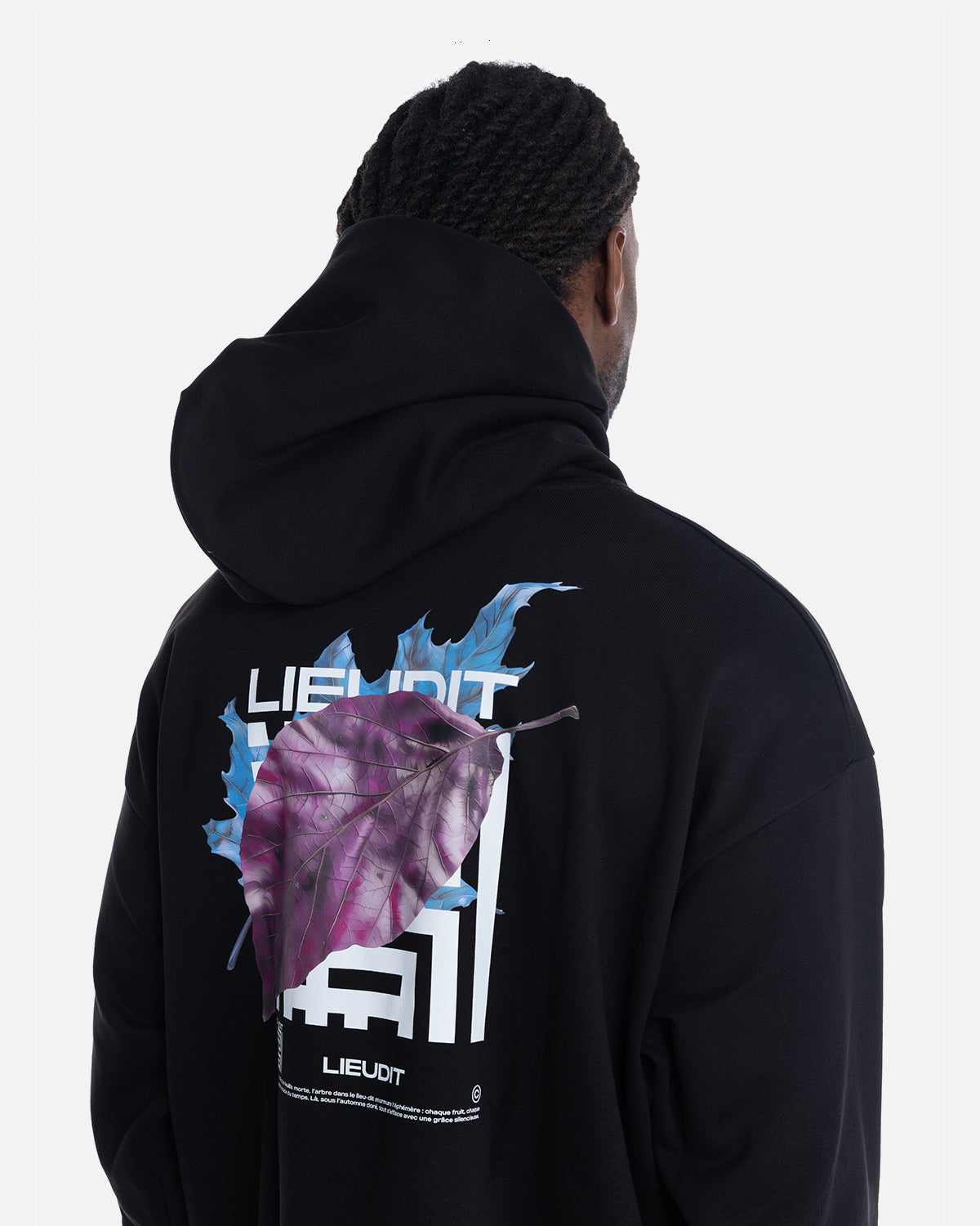 Hoodie Feuille D'automne Black