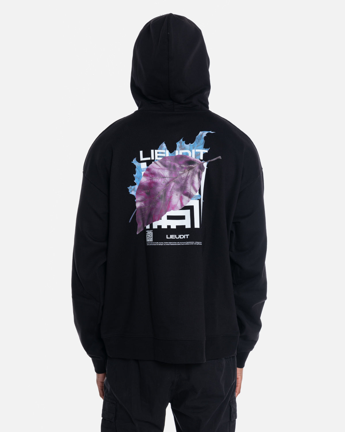 Hoodie Feuille D'automne Black