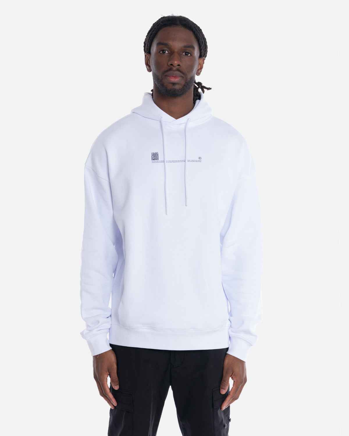 Hoodie Kilim White