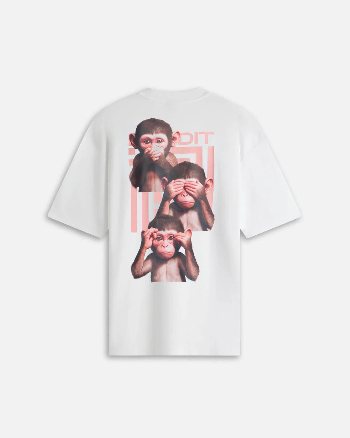 T-shirt Trois Singe White