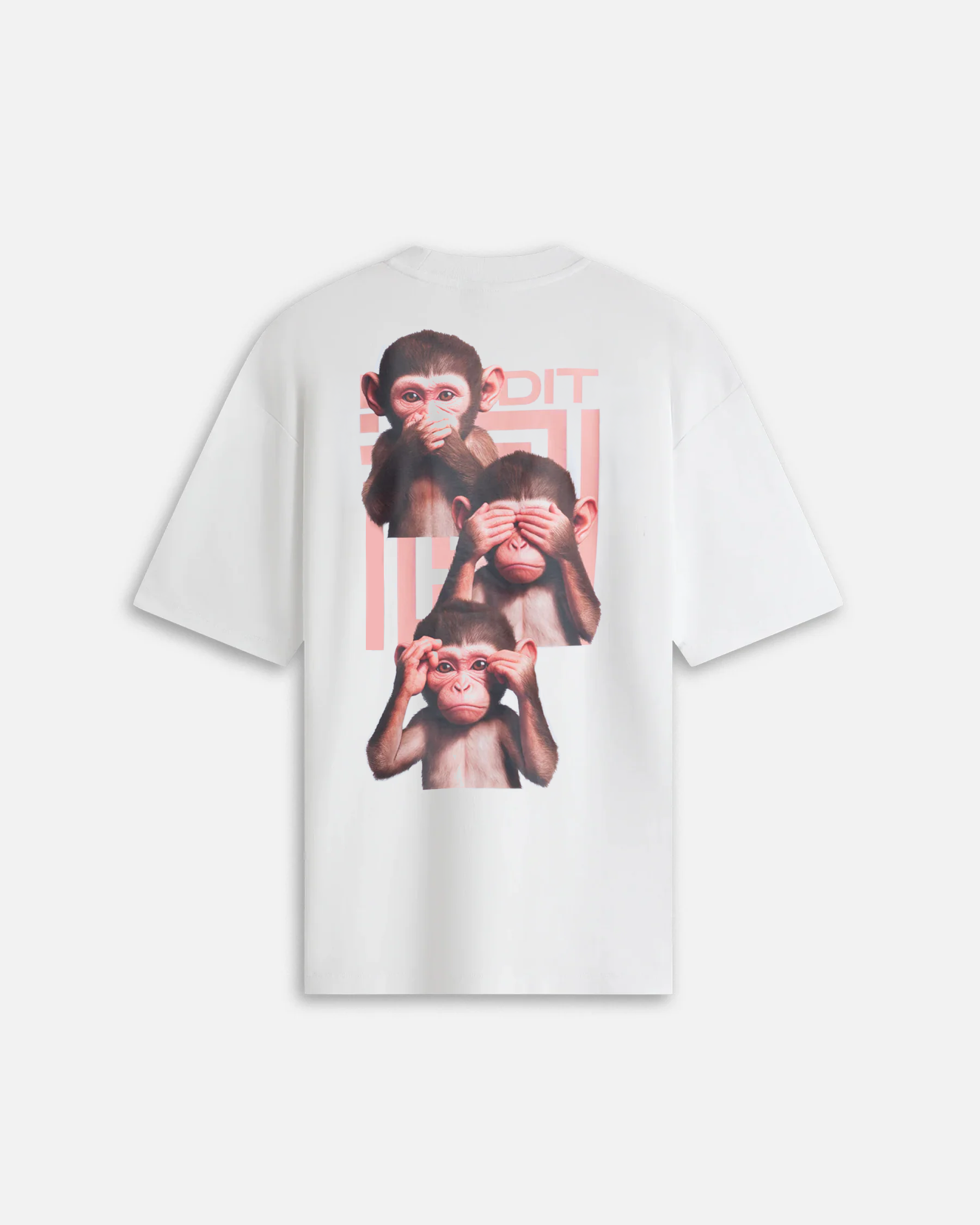 T-shirt Trois Singe White