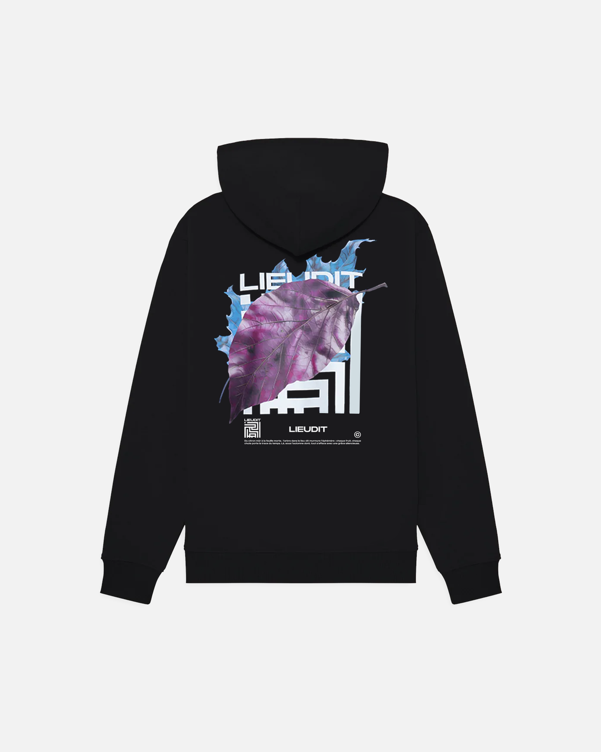 Hoodie Feuille D'automne Black