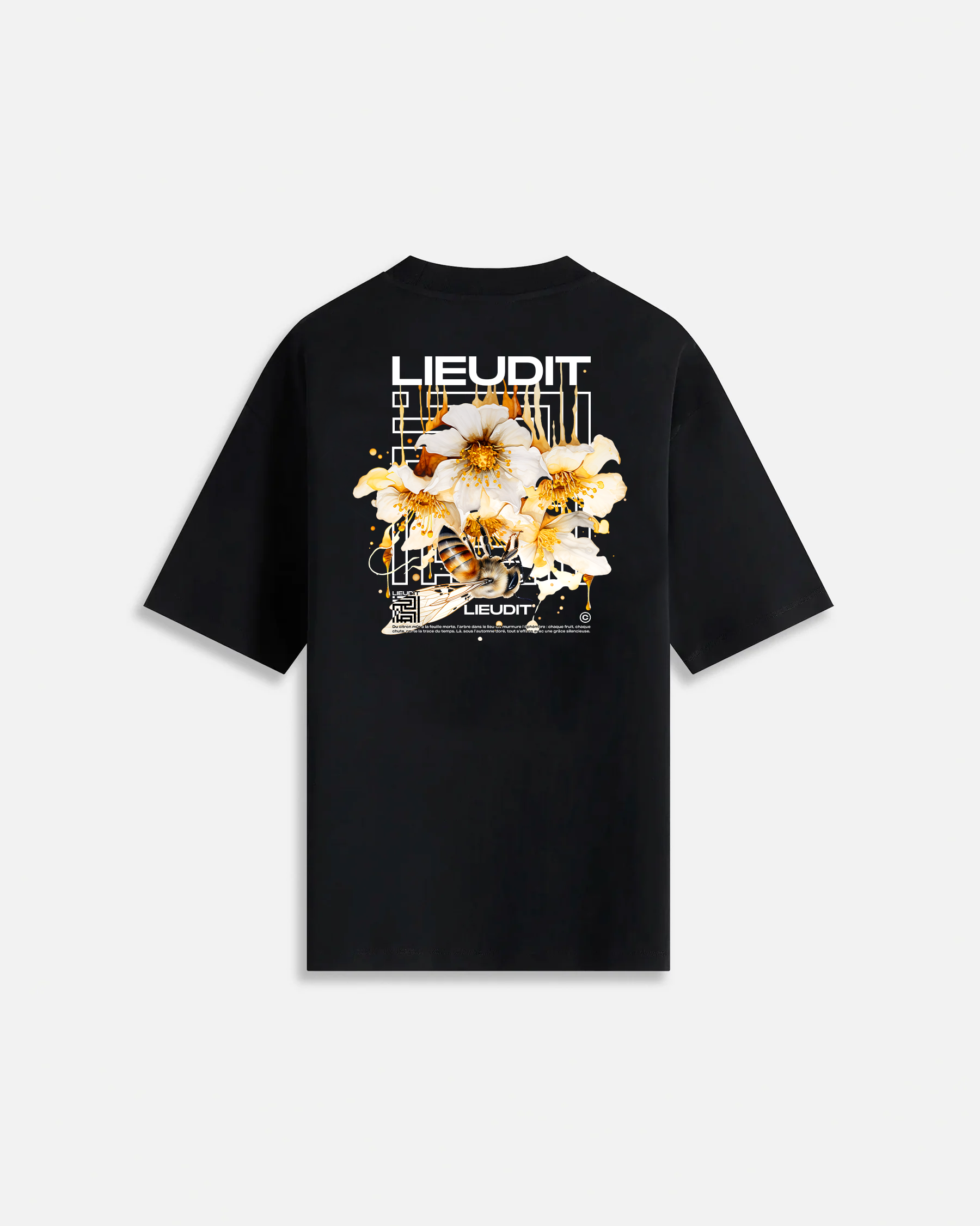T-Shirt Miel Black