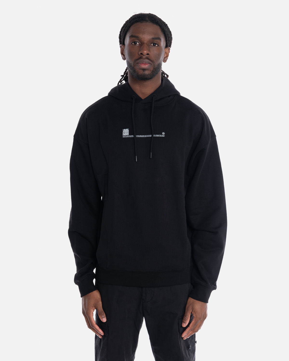 Hoodie Feuille D'automne Black